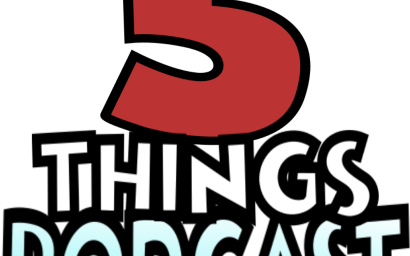 Logo for the 5 things podcast